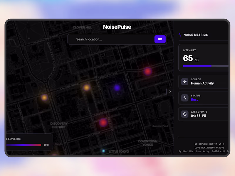 Cover image for My 2nd submission is here! I built a real-time noise-visuali...