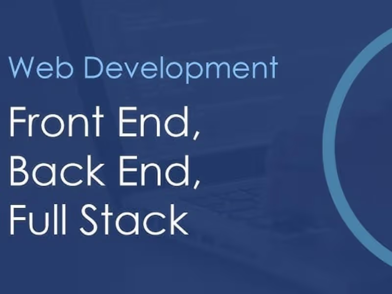 Cover image for Full Stack Web Development