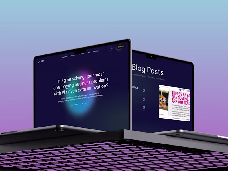 Cover image for Framer Template Customization & CMS Setup for Rodan.io