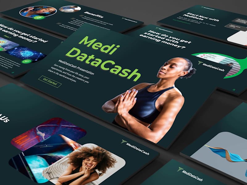 Cover image for MediData Cash Pitch Deck Design
