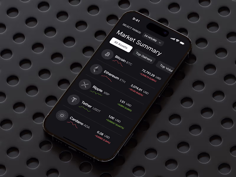 Cover image for Blockchain Wallet · Mobile App