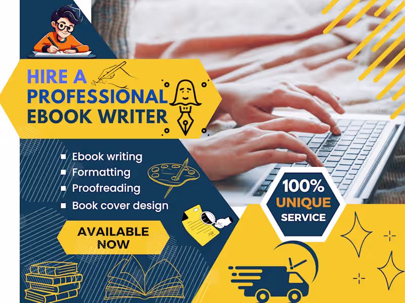 Cover image for Ebook Ghostwriting and Formatting