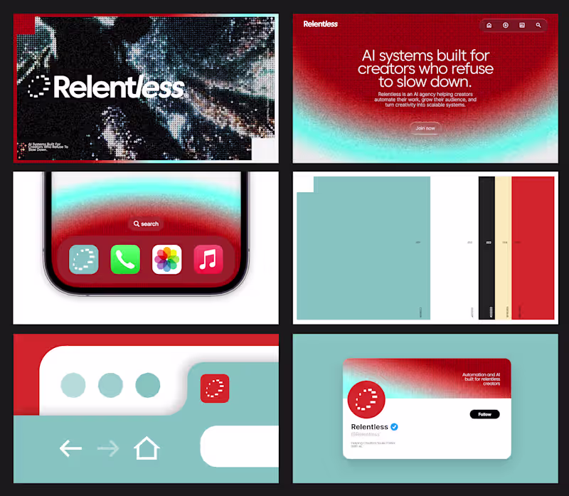 Cover image for Logo Design Presentation—Relentless®

Got a project?