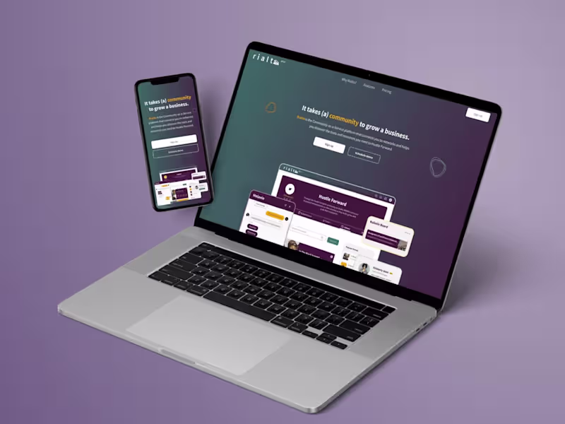 Cover image for Rialto Product Site Redesign