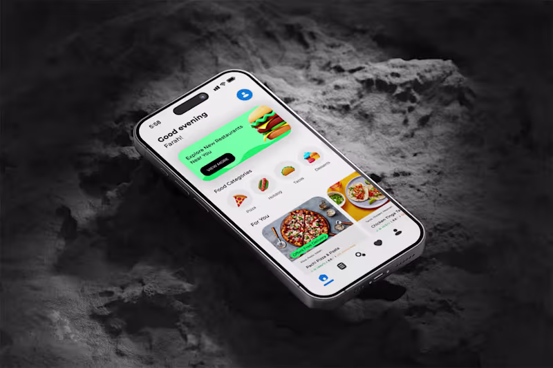 Cover image for Mobile Food Delivery App Design