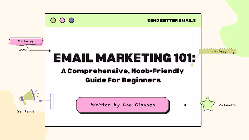 Cover image for 📥 Marketing Article: Email Marketing 101