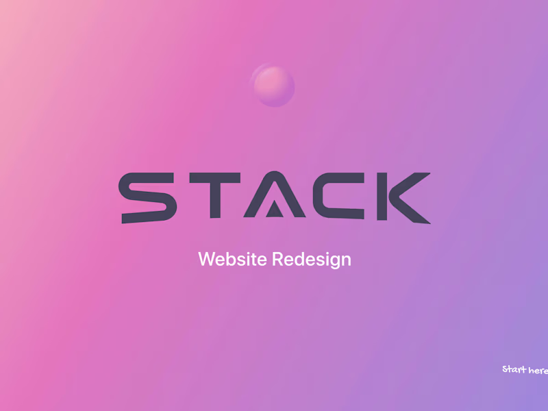 Cover image for Revolutionizing Web Navigation: The Stack Website Redesign
