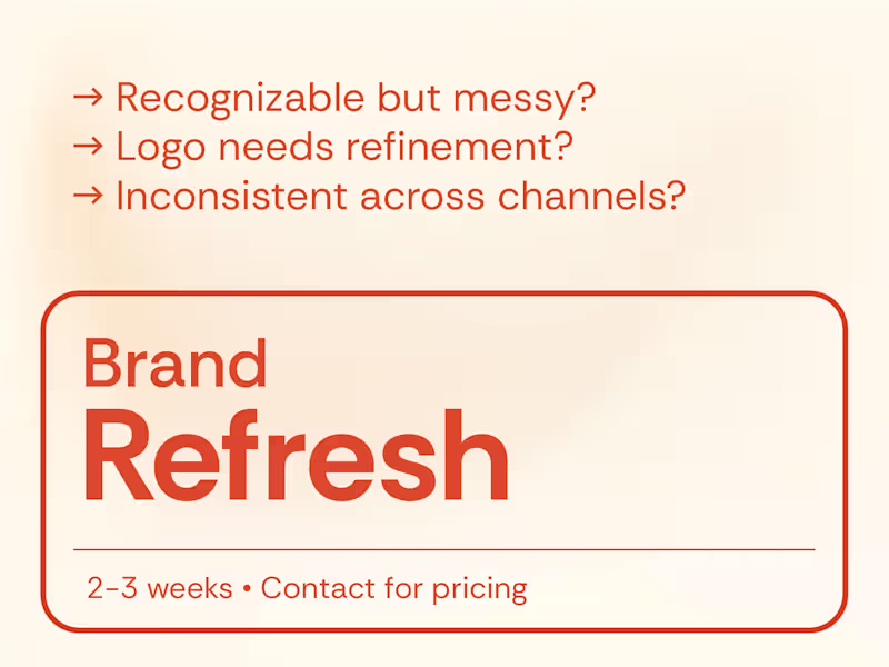 Cover image for Brand Refresh