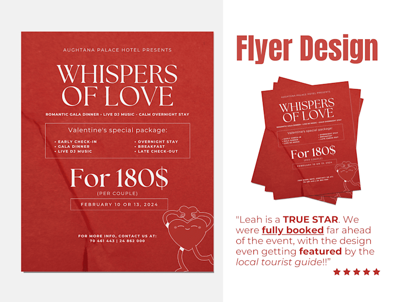 Cover image for Valentine Themed Event Flyer Design