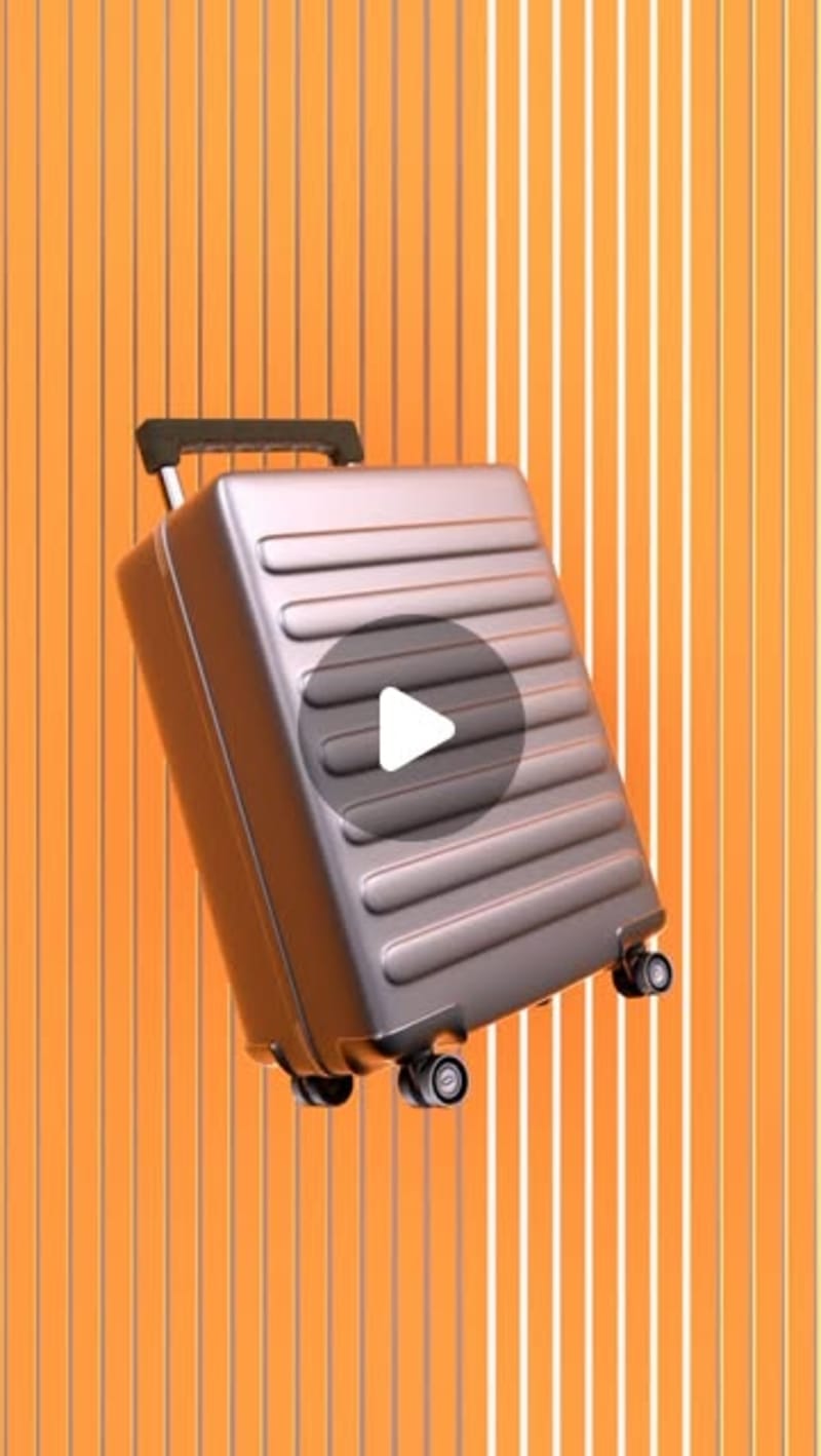 Cover image for Sleek Suitcase 3D Motion Design Project