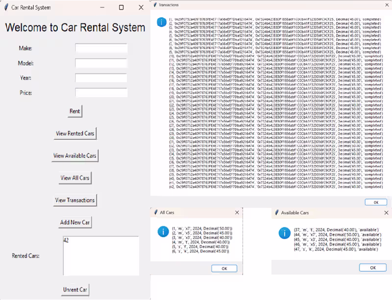 Cover image for Blockchain-Powered Car Rental System marks