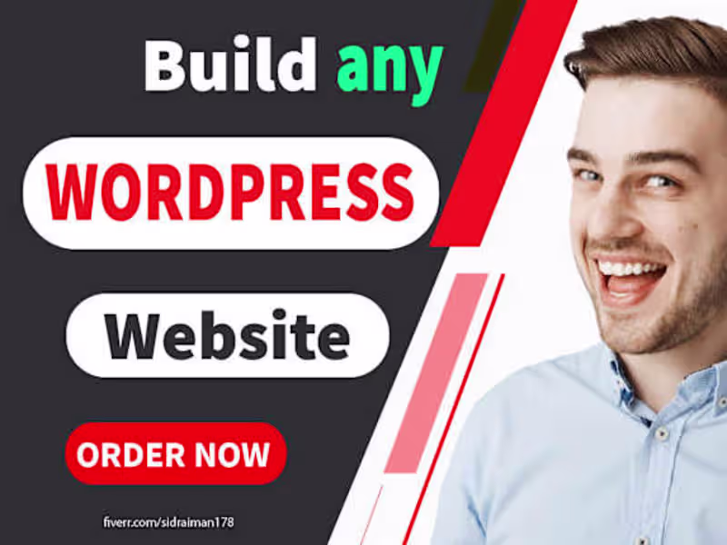 Cover image for I will design mobile responsive wordpress website 