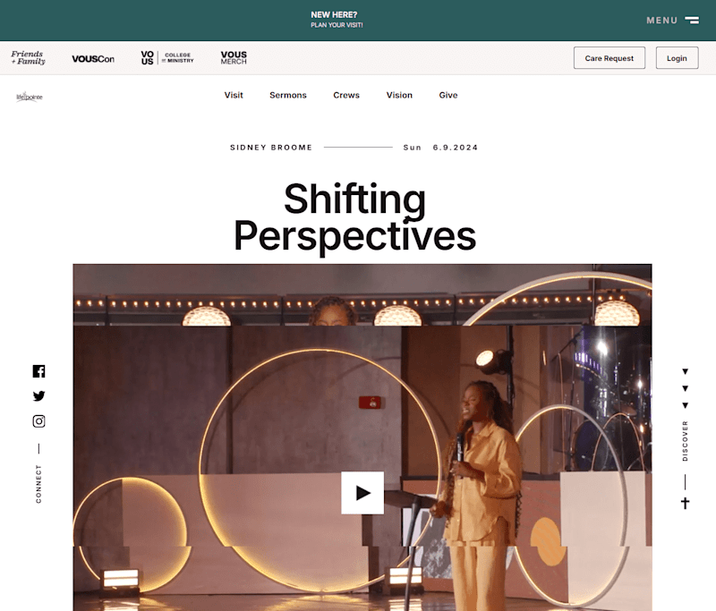 Cover image for Church Webflow Website