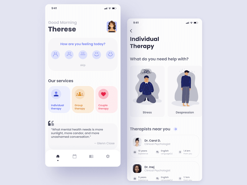 Cover image for Mental Health App
