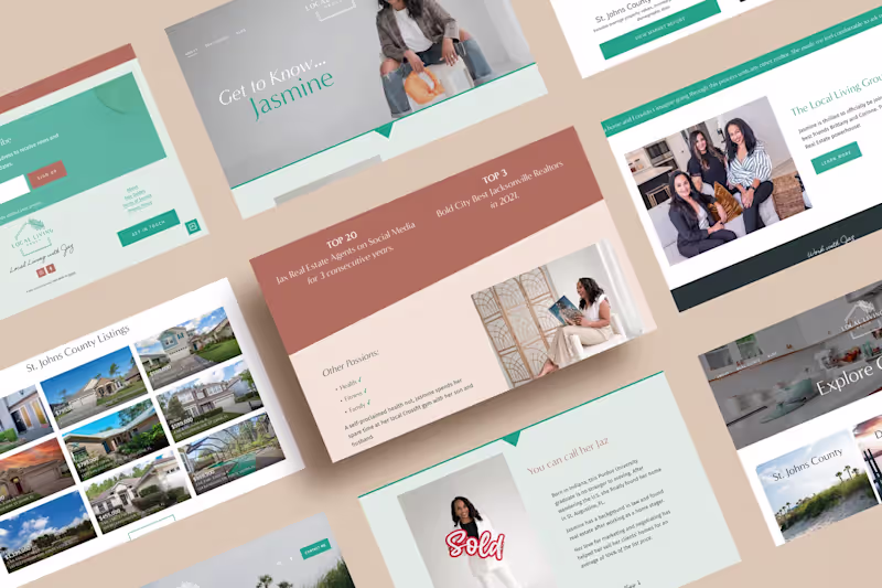 Cover image for Branding & Squarespace Website for Real Estate Professional