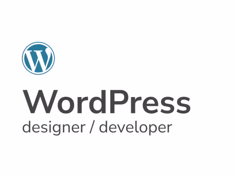 Cover image for WordPress Custom Theme Design and Development
