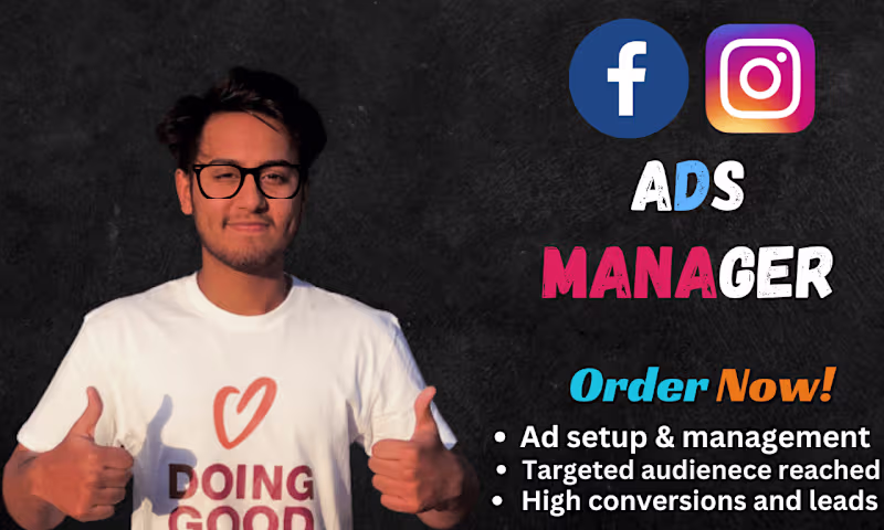 Cover image for I will create facebook and instagram ads for your business