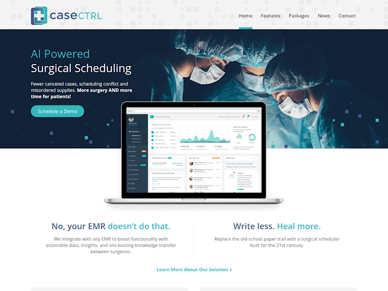 Cover image for CaseCTRL | Surgical Scheduling Software