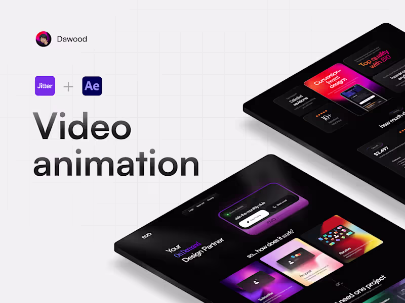 Cover image for Video Animation / Illustrations