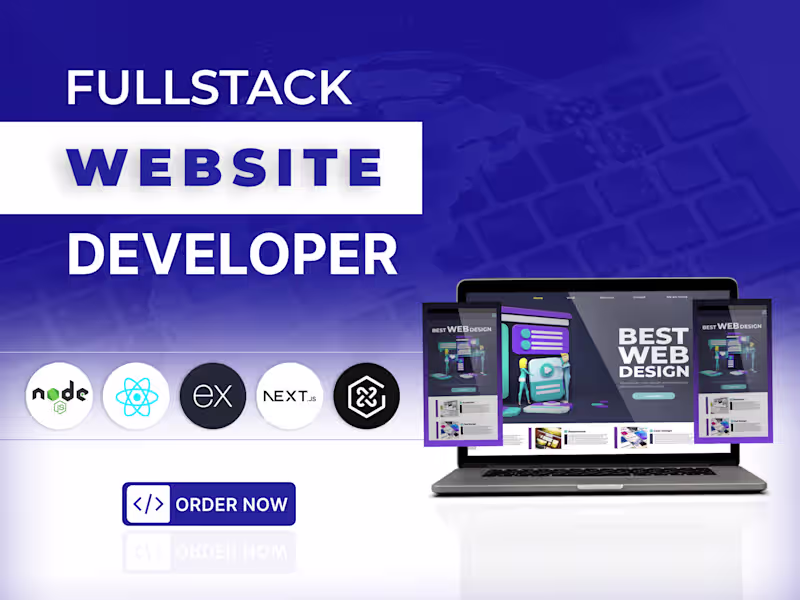 Cover image for Full Stack Website Development