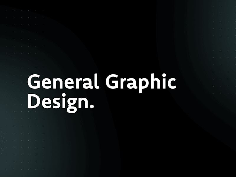 Cover image for General Graphic Design 🎨