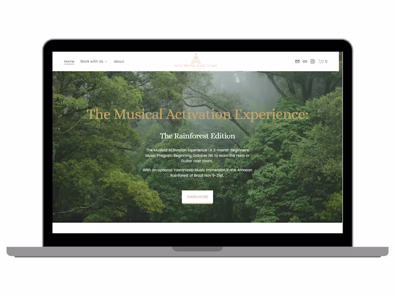 Cover image for Podia Online Course - Music/Sound healing Course Website