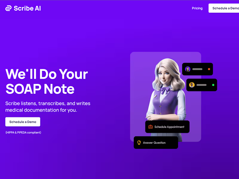 Cover image for Scribe - AI Scribe for Medical Professionals