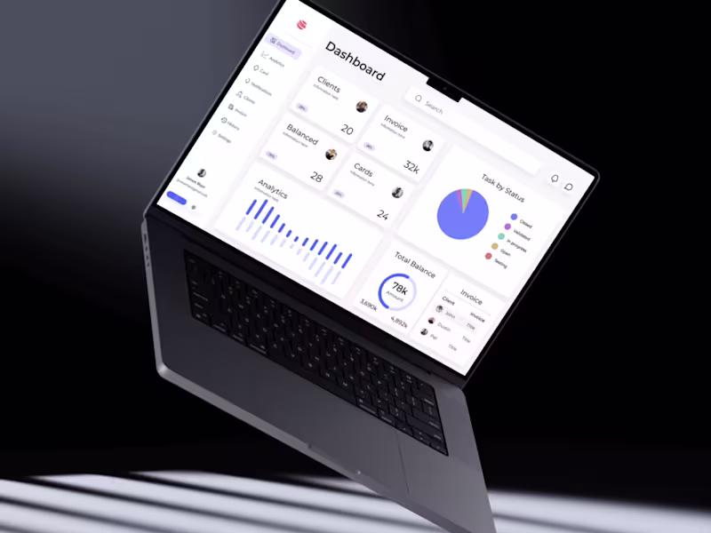 Cover image for Dashboard Design for Client and Financial Management - Athos 2.…