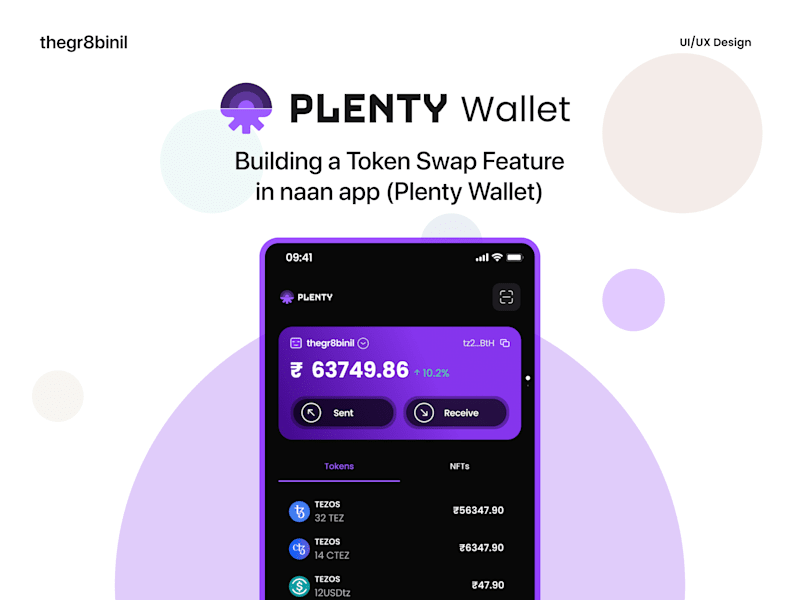 Cover image for Plenty Wallet (Swap Feature)