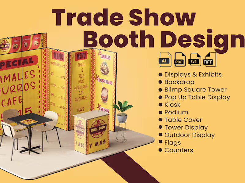 Cover image for Trade show booth for exhibition