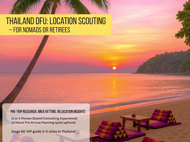 Cover image for DFU Thailand Relocation Discovery – Nomad Life or Permanent Move