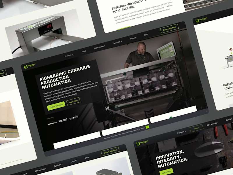 Cover image for Green Vault Systems | Processing & Weighing Equipment