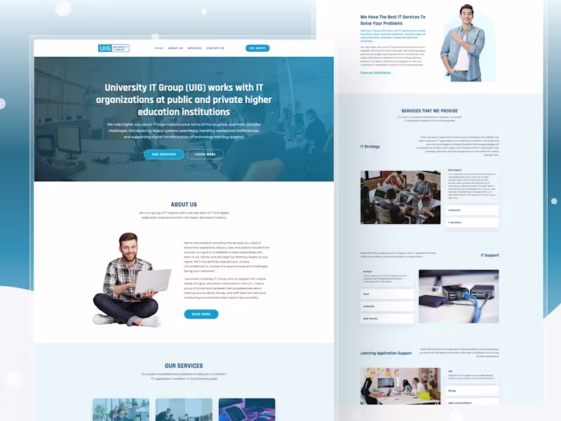 Cover image for University IT Group (UIG) works