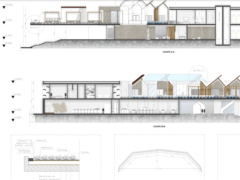 Cover image for 2D drawing Floor plans, Sections, Elevations, Facades, Details..