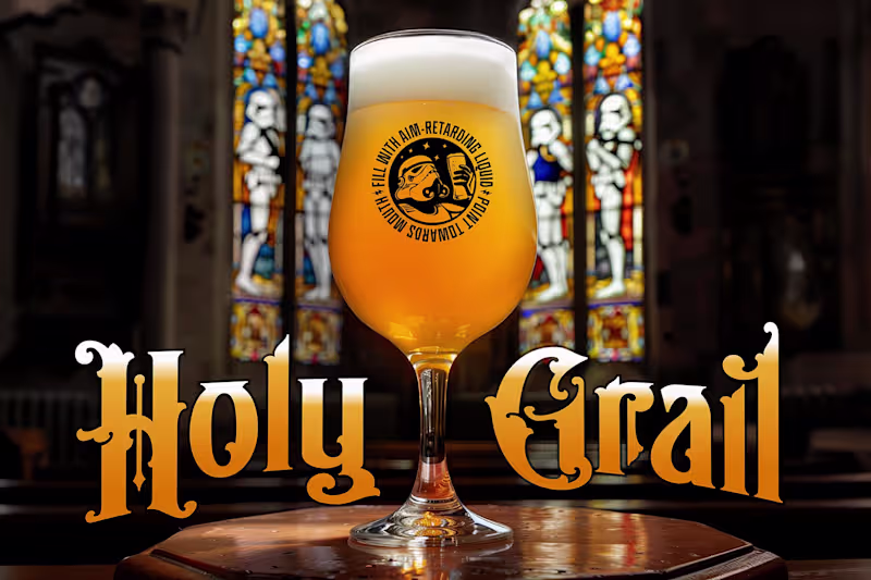 Cover image for Social media post for Original Stormtrooper Beer. Created us...