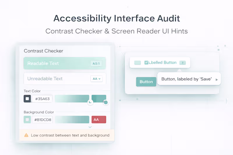 Cover image for WCAG Accessibility Audit & Fixes (Code Included)