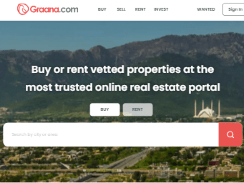 Cover image for Graana | Real Estate Company | WordPress Website