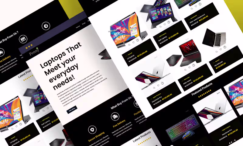 Cover image for Pennykart Website Design