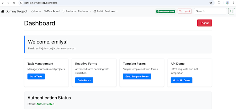 Cover image for Angular + NgRx Admin Dashboard