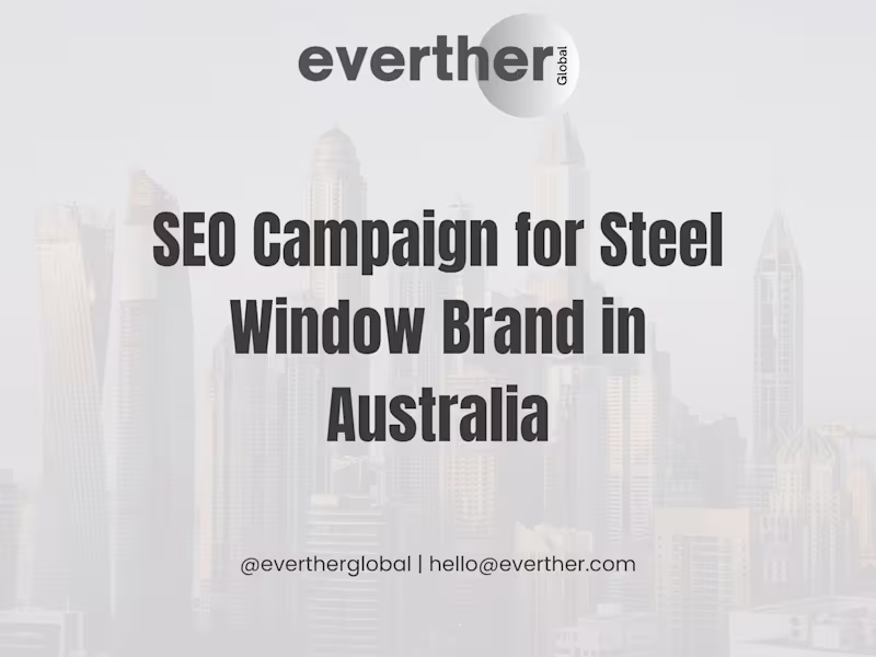 Cover image for 🔧 Local SEO Upgrade for a Niche Steel Window Business