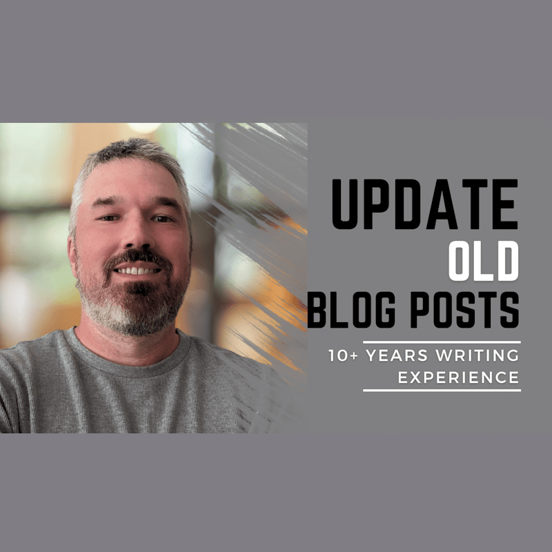 Cover image for Update Your Old Blogs