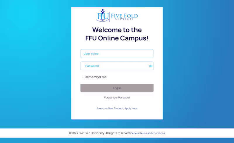 Cover image for Fivefold University