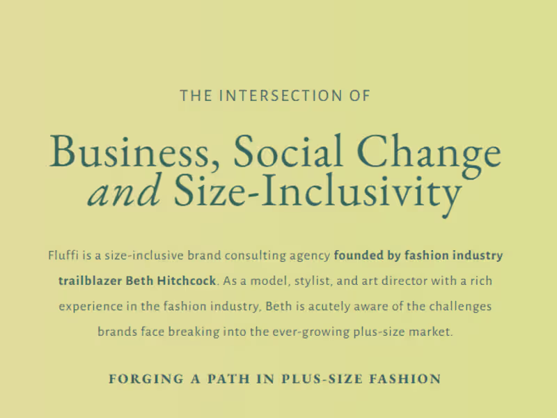 Cover image for Fluffi Body Diversity Brand Consulting (Website & Branding) 