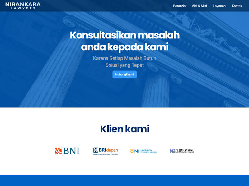 Cover image for Lawyers Landing page website
