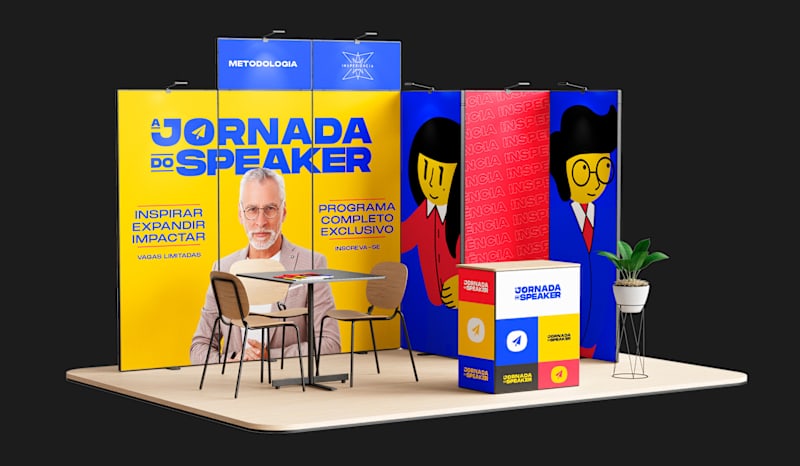 Cover image for A Jornada do Speaker | Branding on Behance