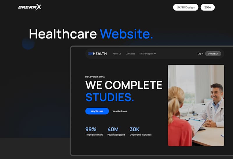 Cover image for Healthcare Website - 2NHealth