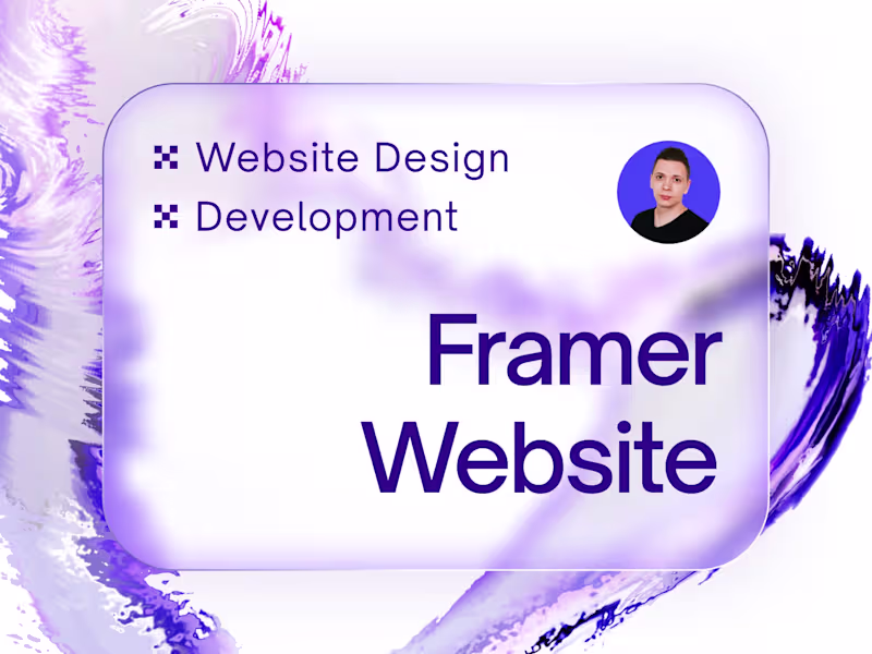 Cover image for Framer Website Design & Development