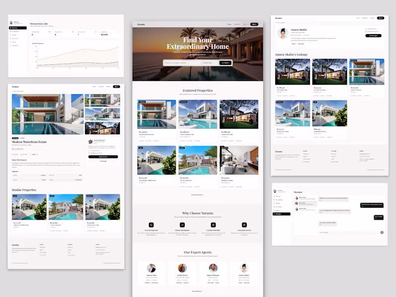 Cover image for Real Estate marketplace frontend prototype