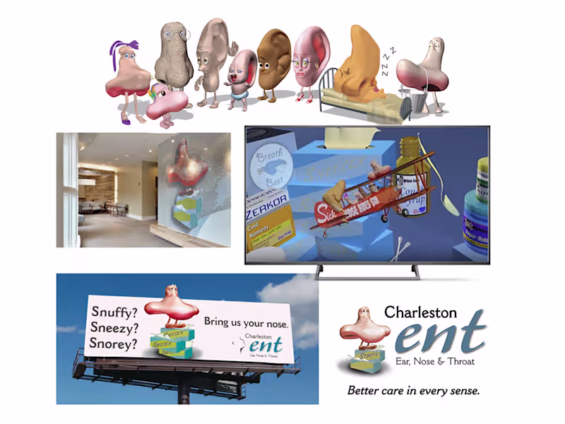 Cover image for Charleston ENT "Talking Noses and Ears"