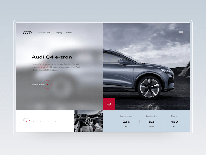 Cover image for Audi Q4 e-tron concept